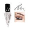 5 couleurs Liquid Glitter Shiny Eye Liners Cosmetics High Pigment Shimmer Sparkling Silver Metallic Eyeliner Coloré Nacré Lon