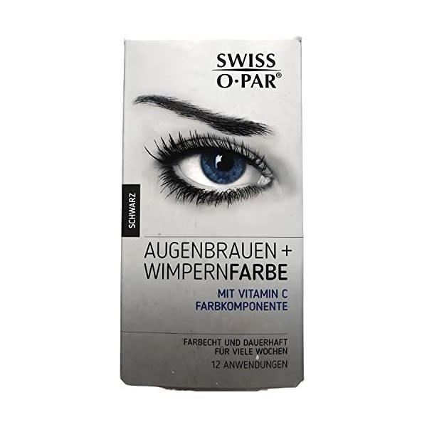 Swiss O.Par Long Lasting Eyelash And Brow Dye Kit-Black