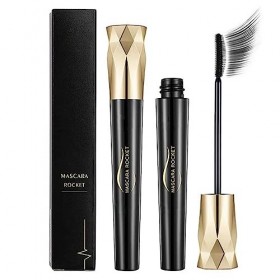 4D Mascara Couronne, Fiber Eyelash Mascara imperméable à leau de fibre de soie,Fiber De Soie Cils Noir Mascara,Un Mascara Ge