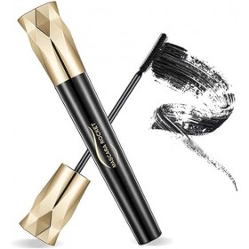 4D Mascara Couronne, Fiber Eyelash Mascara imperméable à leau de fibre de soie,Fiber De Soie Cils Noir Mascara,Un Mascara Ge