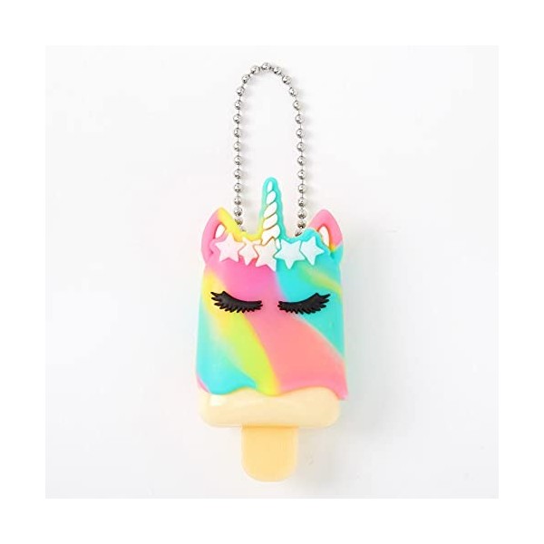 Claires Pucker Pops - Brillant à lèvres - Licorne arc-en-ciel - Chewing-gum