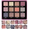 Fard À Paupière Palette Maquillage Yeux - Nude Rose Pink Cuivre 12 Couleurs Shimmer Mat Ultra Pigmenté - Palette Dombres À P