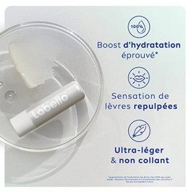 Labello Hydratant Hyaluron 1 x 5,2 g , Baume à lèvres à la formule ultra-hydratante et repulpante, Soin hydratant à l’Acide 
