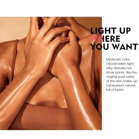 3 PCS Polvo De Hadas, Highlight Poudre Tapotante, Shimmer Visage et Corps Surligneur Poudre Stick, Patting Powder Paillette, 