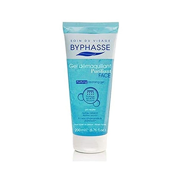 Byphasse - Gel démaquillant purifiant tous types de peaux - 200 ml - Tous types de peaux