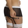 10 x Grand tatouage BITCH noir - lettrage noir - Sexy tatouage de peau temporaire 10 