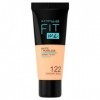 Maybelline New-York - Fond de teint Fluide Fit Me Matte & Poreless - Peaux normales à grasses - Teinte : 122 Beige - 30 ml