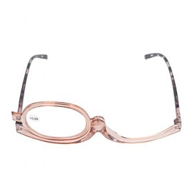 Loupes rabattables, Lunettes grossissantes de Lecture Pliantes Lunettes Portables rotatives à 180 degrés avec boîte pour Masc