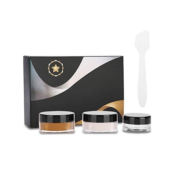 Kit de maquillage correcteur de mise à niveau, correcteur de tatouage de cicatrice professionnelle Vitiligo cache des taches 