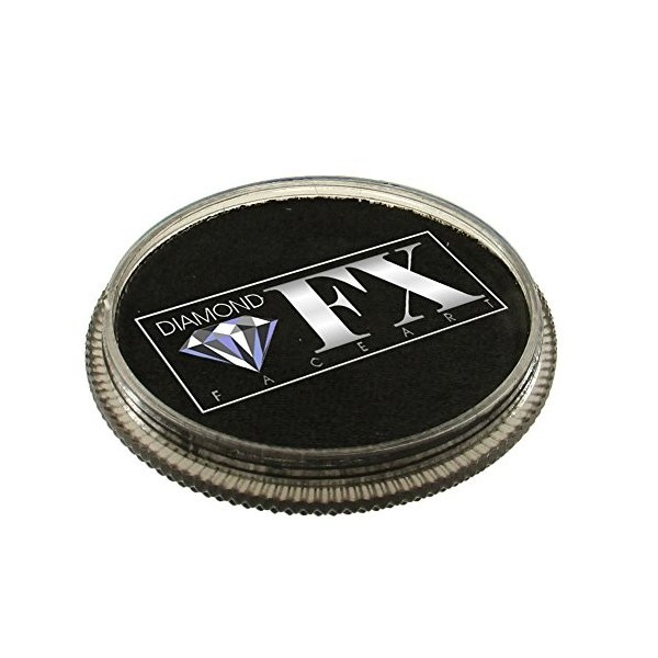 32g Diamond FX Metallic Face Paint - Black by Diamond FX Metallic Facepaint