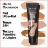 REVLON ColorStay Full Cover Fond de teint mat longue tenue résistant à la chaleur et à la transpiration, beige naturel 220 ,