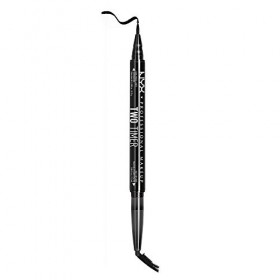 NYX Professional Makeup Eyeliner - Two Timer Dual Ended - Black