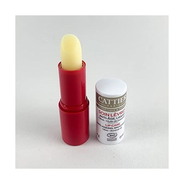 Cattier Soin Lèvres - Anti-âge - Lissant - Stick 4g