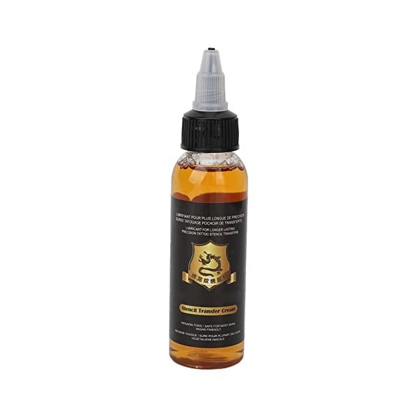 Huile de Transfert de Tatouage de 60 Ml, Crème de Transfert de Tatouage de Conception de Buse de Bouteille Spéciale Douce Pro