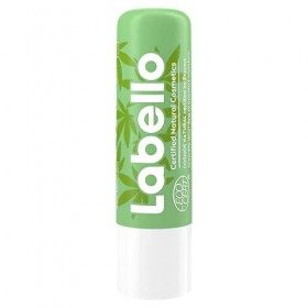 NIVEA Labello Vegan Naturally Chanvre 1 x 4,8 g , Baume à lèvres à la formule naturelle et vegan, Soin des lèvres hydratatio