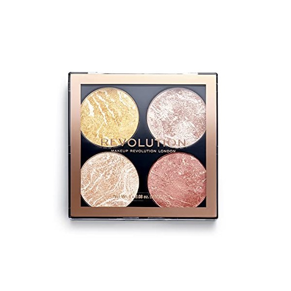 Makeup Revolution, Cheek Kit, Palette Visage,DonT Hold Back, 4 Ombres, 8.8g