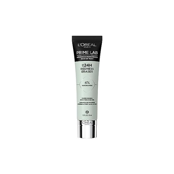 LOréal Paris - Base de Teint Soin Unifiante Longue Tenue - Fixation du Maquillage 24H - Formule 4% Niacinamide - Peaux Clair