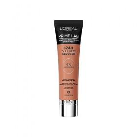 LOréal Paris - Base de Teint Soin Effet Bonne Mine - Fixation du Maquillage 24H - Formule 4% Niacinamide - Peaux Mates à Fon