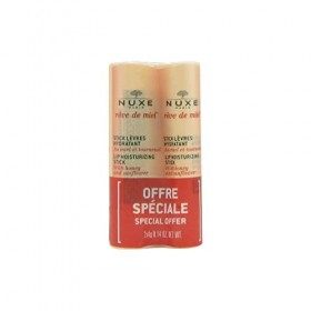 Nuxe Rêve de Miel Stick Lèvres Hydratant au Miel de Tournesol Lot de 2 x 4 g