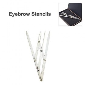 ACAMPTAR 1Pcs Règle Des Sourcils Maquillage Permanent Règle Des Sourcils Golden Ratio Divider Étrier Microblading Stencil Faç