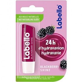 Labello Baumes à lèvres Blackberry Shine 4,8 g lot de 2