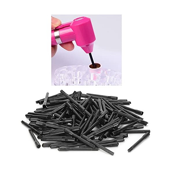 100pcs Bâtons de Mélange Dencre de Tatouage, Bâtons de Mélangeur de Pigment de Tatouage Jetables Bâtonnets Dagitation de Mé