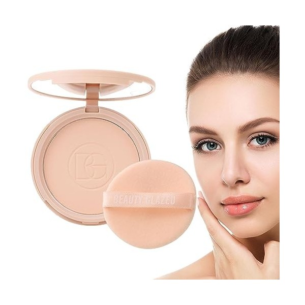 Poudre fixante pour le visage | Poudre fixante délicate, poudre libre anti-transpiration pour le visage | Formule légère natu