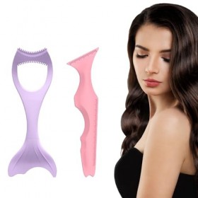 SEWSAW Set de 2 Silicone Eyeliner stylo moule Eyeliner assistant maquillage pour les yeux outil de maquillage multifonctionne