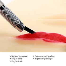 Pratique de la Peau de Tatouage pour les Lèvres de Maquillage, Peau de Pratique de Tatouage des Lèvres Cosmétiques 3D Profess