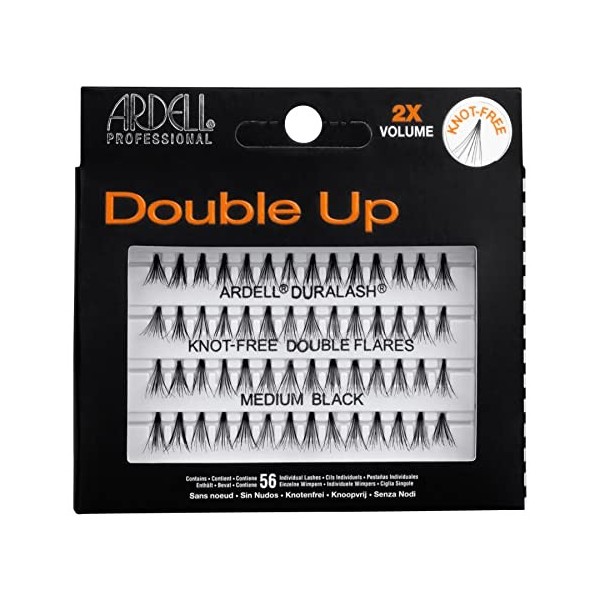 Ardell Double Individuals Faux-cils individuels sans nœuds Medium 56 individual eye-lashes 