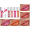 Pure Vie Lip Gloss Kit Cadeau Maquillage pour Femme, 6Color Rouge a Levre mat Longue Tenue Rouges à Lèvres, Crayon a Levre Ma