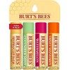 Burts Bees Baume à lèvres Multipack, ensemble de baumes à lèvres avec cire dabeille, concombre menthe, pastèque, mandarine 