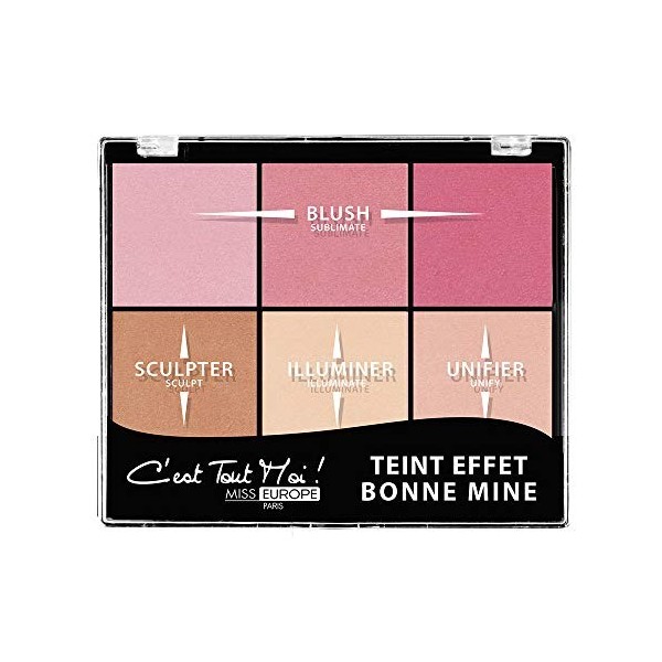 Palette Teint Effet Bonne Mine - 6 Teintes