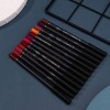 Lipliner 12pcs Lipliner Waterproof Matte Lip Liner Pencil Makeup Lip Cosmetic Pen Set pour le maquillage des lèvres, améliora