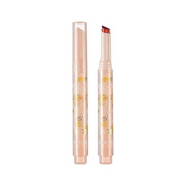 Flortte – Rouge à lèvres en gelée, Flortte Nice to Meet Chu en forme de cœur, Flortte First Kiss Love Lipstick hydratant pour