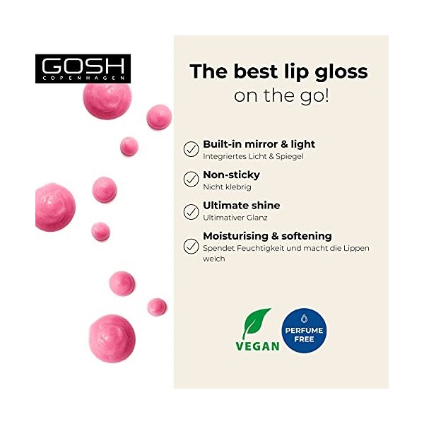 GOSH COPENHAGEN Lumi Lips Lip Gloss - 007 OMG - Oh My God 6ml