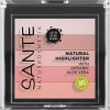 Sante Naturkosmetik Surligneur naturel bronzant, végétalien, 02 rose, 7 g