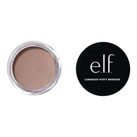 e.l.f. Luminous Putty Bronzer, poudre bronzante légère pour une finition éclatante et lumineuse, hautement pigmentée, végétal