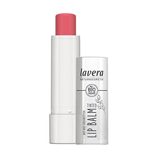 lavera Tinted Lip Balm - Deep Plum 04 - Brillants à lèvres - Cosmétiques naturels - sans silicone - Vitamin E & Beurre de kar