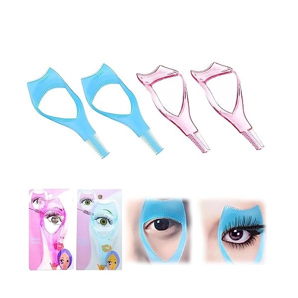 4PCS Eyelashes Tools Mascara Shield Applicator Guard,Makeup Eyelash Tool Mascara Applicator,Eyelash Guard Guide Tool MIX 