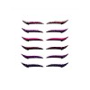 6 Paires Autocollant Eyeliner Bande Réutilisables pour les yeux de Chat Maquillage pour les yeux de chat Double autocollant d