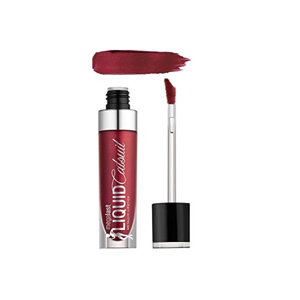 wet n wild – MegaLast Liquid Catsuit Metallic Lipstick – Rouge à lèvres liquide - Couleur métallisée - Teinte Lifes No Pink-