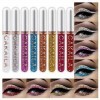 Ensemble liquide deye-liner de diamant de paillettes de 8 couleurs, kit de maquillage de stylo liquide deye-liner métalliqu