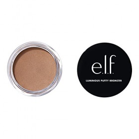 e.l.f. Luminous Putty Bronzer, poudre bronzante légère pour une finition éclatante et lumineuse, hautement pigmentée, végétal