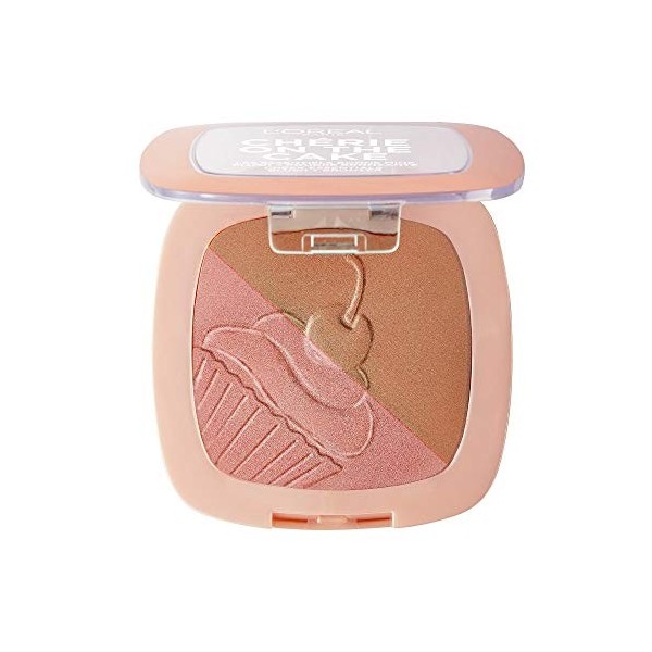 LOréal Paris Wake Up & Glow Chérie On The Cake Poudre Bronzante/Blush Duo Cherry Fever