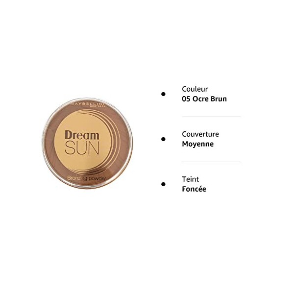 Maybelline Dream Sun Polvos Bronceadores 05 Sun Baked 1Un