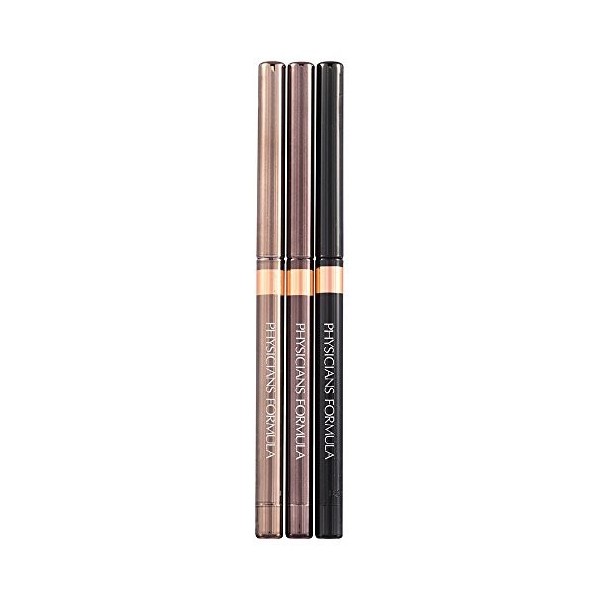 Physicians Formula - Shimmer Strips Custom Eye Enhancing Eyeliner Trio - Ensemble de 3 Eyeliners Look Naturel - Formule Longu