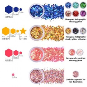 TSUWNO Set de 12 Couleurs de Paillettes pour Maquillage de Corps - Parfait pour Festivals, Fêtes et Ornements de Visage, Corp