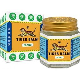 BAUME DU TIGRE 1 x Baume du Tigre Blanc - Pommade 30 ml + 1 x Baume du Tigre Fluid - Lotion Apaisante avec Tampon Applicateur