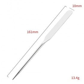 Amagogo Palette en Acier Inoxydable, Spatule De De Cosmétiques en Acier Inoxydable pour Usage Professionnel Longueur 6,5 Pouc